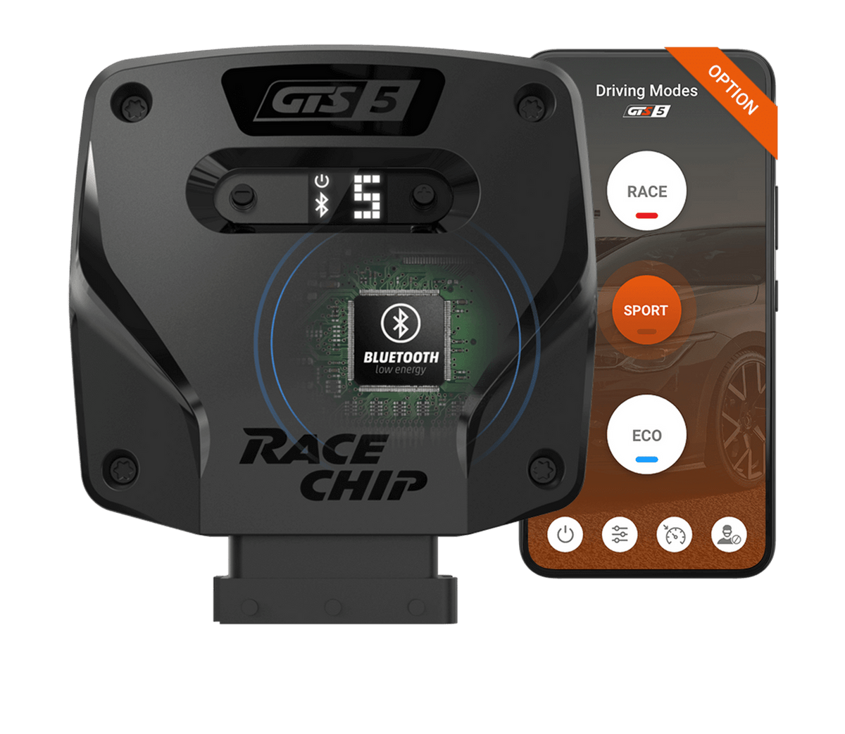 RaceChip GTS 5 Black + App + Smart Features - VW Touran (5T) (from 2015) 2.0 TDI (190 HP/ 140 kW)