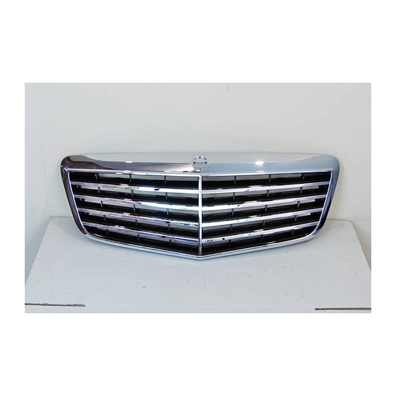 Mercedes W211 2007-09 Facelift AMG Style Chrome Front Grill