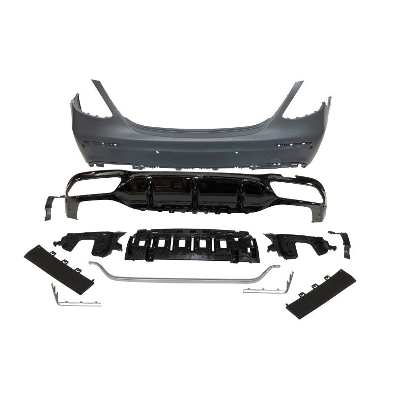 Mercedes W213 2016-19 E63 AMG Style Rear Bumper
