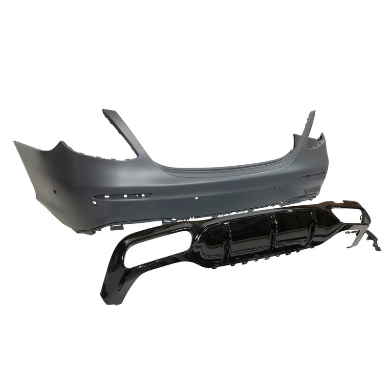 Mercedes W213 2016-19 E63 AMG Style Rear Bumper