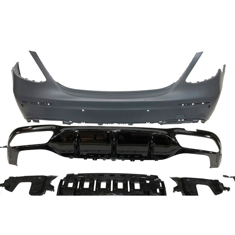 Mercedes W213 2016-19 E63 AMG Style Rear Bumper