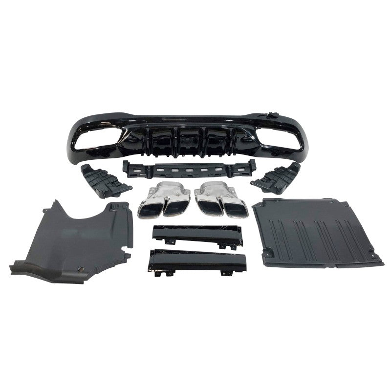 Mercedes W206 Sedan / SW C63 Style Rear Diffuser