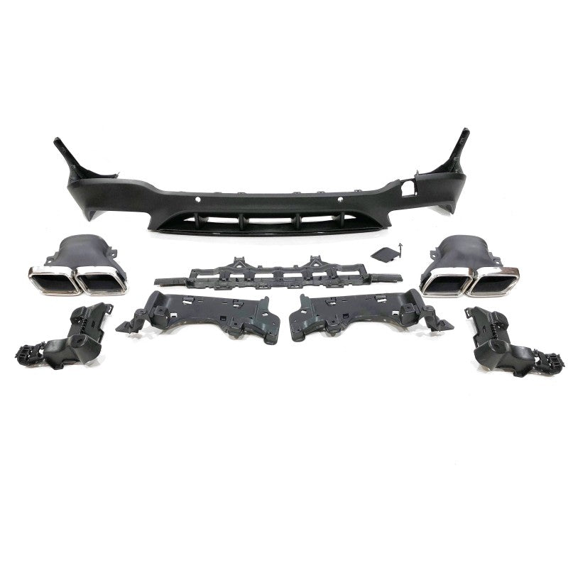 Mercedes X253 2015-19 AMG Style Rear Spoiler & Tailpipes