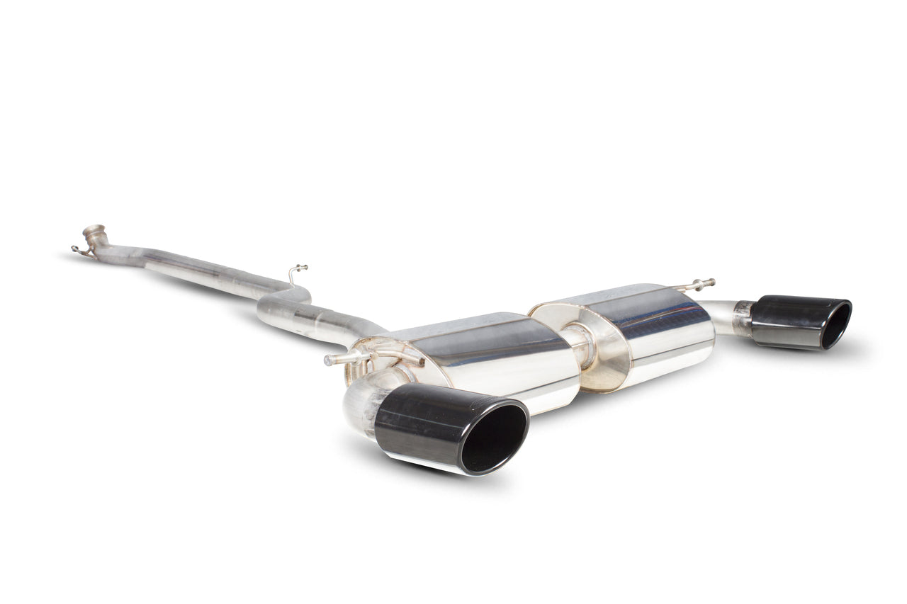 Scorpion Non-resonated cat-back system - Black Ceramic Tailipes - A-Class A250 AMG 4Matic - 2013 - 2015 - SMBS002C