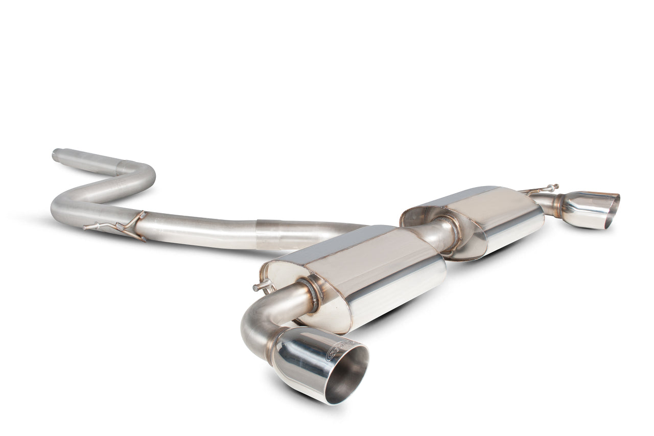 Scorpion Non-resonated cat-back system - Scirocco R - 2009 - 2017 - SVWS041