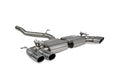 Scorpion Non-res cat-back system with electronic valves Valved - Golf R MK7.5 Facelift GPF & Non GPF Models 2017 - 2019 - SVWS054