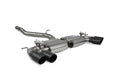 Scorpion Non-res cat-back system with electronic valves Valved Black Ceramic Tailpipes - Golf R MK7.5 Facelift GPF & Non GPF Models 2017 - 2019 - SVWS054DC
