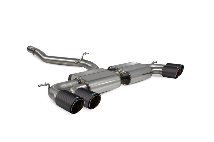 Scorpion Non-res cat/gpf back system Non-valved - Golf R MK7.5 Facelift GPF & Non GPF Models - 2017 - 2020 - SVWS055CF