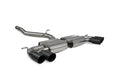 Scorpion Non-res cat-back system Non-valved Black Ceramic Tailpipes - Golf R MK7.5 Facelift GPF & Non GPF Models 2017 - 2019 - SVWS055DC